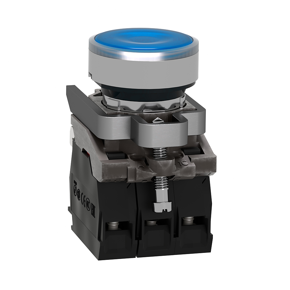 BOUTON POUSSOIR LUMINEUX